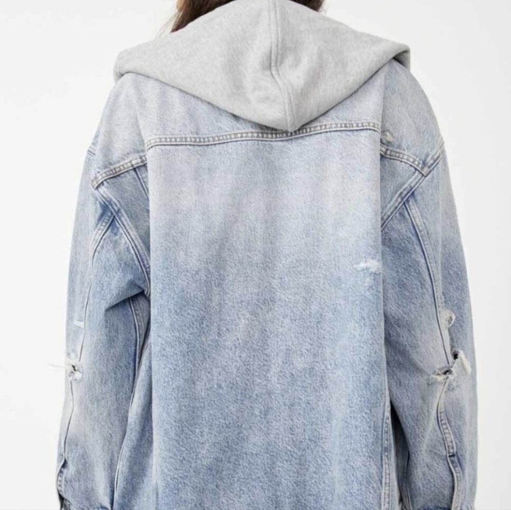 We The Free Flawless Hooded Denim Jacket - Picture 3 of 12
